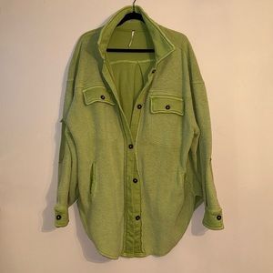 Free People Ruby Jacket in Light Green Size L